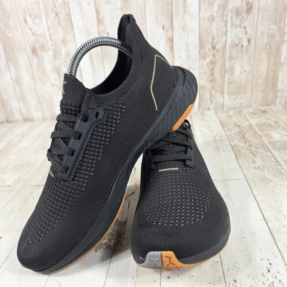 Flux Footwear‎ Adapt Black Gum Minimalist Zero Drop Shoes Womens 9 Mens 7.5